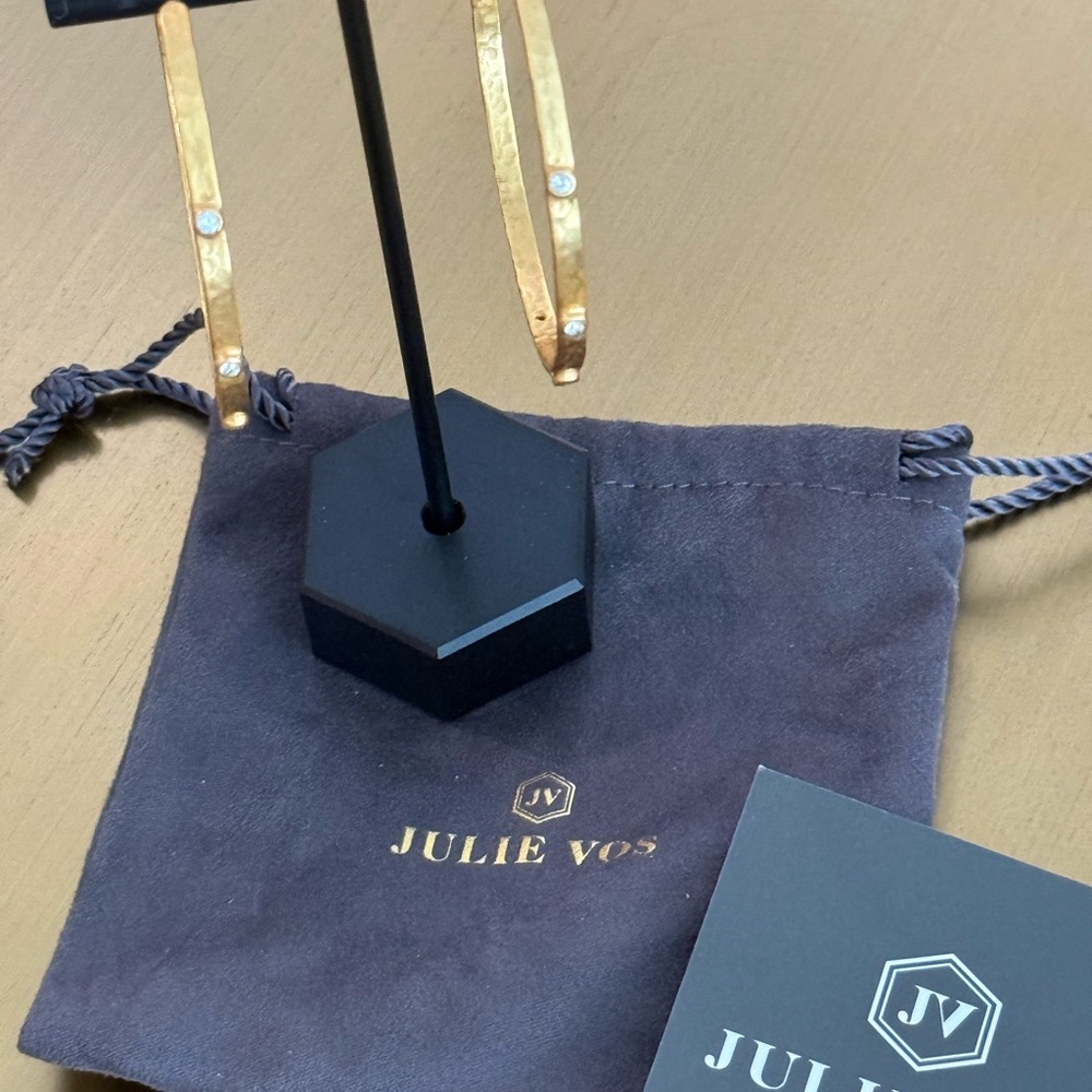 Julie Vos Hoop Earrings NWOT - Picture 3 of 5